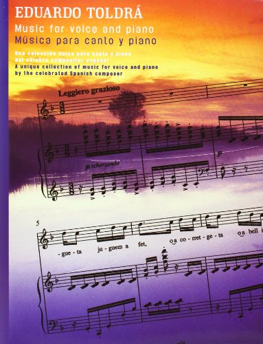 9780711998186: Eduardo Toldra: Music for Voice and Piano