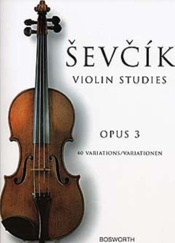 Sevcik Violin Studies Opus 3: 40 Variations / Variationen