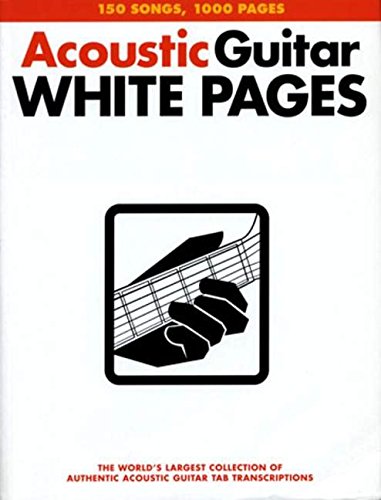 Imagen de archivo de ACOUSTIC GUITAR WHITE PAGES TAB a la venta por WorldofBooks