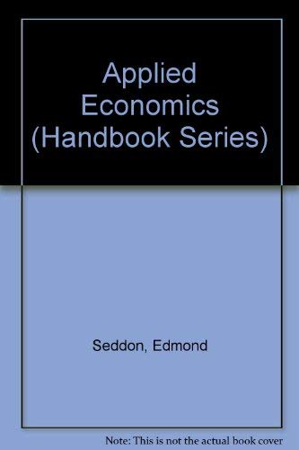 Stock image for Applied Economics for sale by P.C. Schmidt, Bookseller