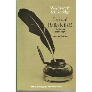 Imagen de archivo de Wordsworth and Coleridge : Lyrical Ballads 1805 a la venta por Better World Books