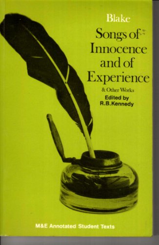 Stock image for Songs of Innocence and of Experience and Other Works for sale by Apeiron Book Service