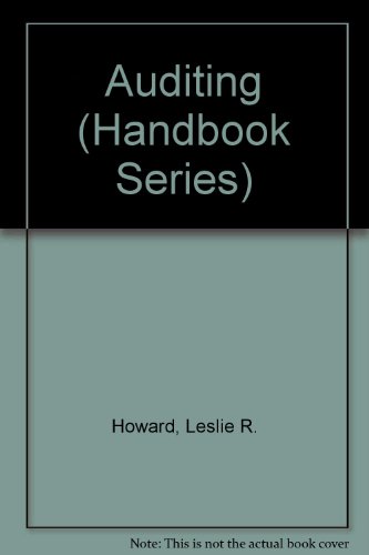 Imagen de archivo de Auditing (Handbook Series) a la venta por madelyns books