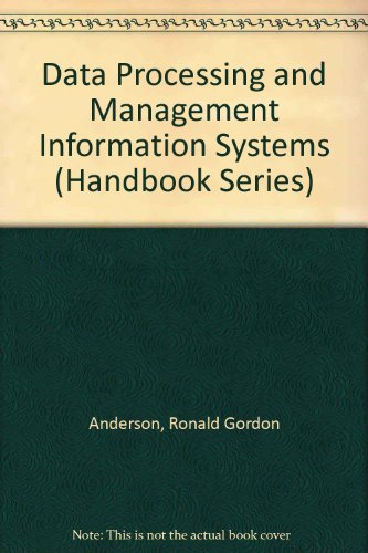Stock image for Data Processing and Management Information Systems (Handbook Series) for sale by Mispah books