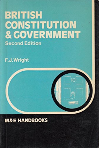 Imagen de archivo de British Constitution and Government (Handbook Series) a la venta por Hay-on-Wye Booksellers