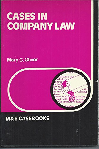 9780712103381: Cases in Company Law (Handbook Series)