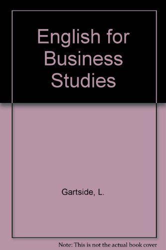 English for Business Studies (9780712105453) by L. Gartside