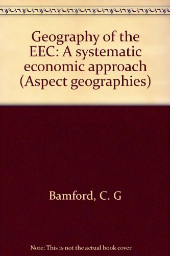 Stock image for Geography of the EEC for sale by Better World Books: West