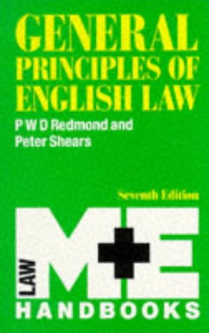 Stock image for General Principles Of English Law 7e (Frameworks Series) for sale by WorldofBooks