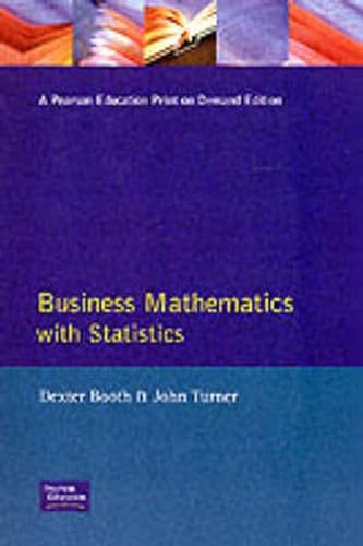 Beispielbild fr Business Mathematics (M & E Handbook) zum Verkauf von Wonder Book