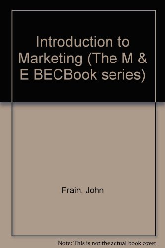 9780712109697: Introduction to Marketing