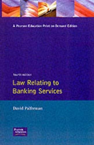 Imagen de archivo de Law Relating To Banking Services (M and E Handbook) a la venta por Reuseabook