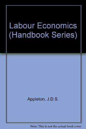 Beispielbild fr Labour Economics zum Verkauf von RIVERLEE BOOKS