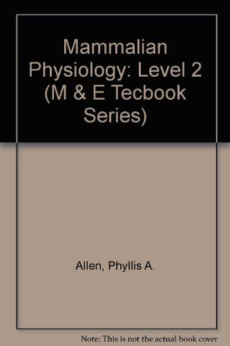 9780712112833: Mammalian Physiology