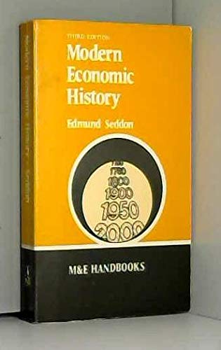 Stock image for Modern Economic History. British Economic and Social History 1760 to 1978. for sale by Plurabelle Books Ltd