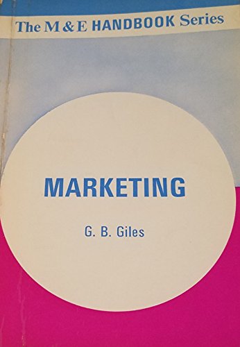 Stock image for Marketing (The M. & E. handbook series) for sale by Modetz Errands-n-More, L.L.C.