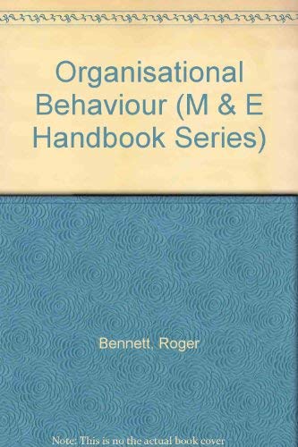 Imagen de archivo de Organisational Behaviour The Origins Of Metrology (M & E Handbook) a la venta por AwesomeBooks