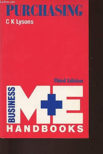 Stock image for Purchasing (M & E Handbook) for sale by Lady Lisa's Bookshop