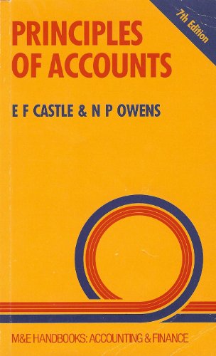 Stock image for Principles of Accounts - 7th Edition (M&E Handbooks) for sale by Stephen White Books