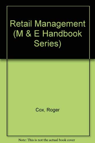 Stock image for Retail Management (M and E Handbook Series) for sale by Reuseabook