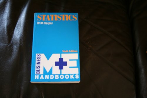9780712118996: Statistics (The M&E Handbook Series)