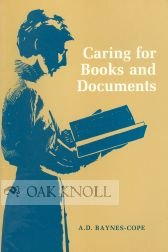 Stock image for Caring for Books and Documents for sale by Better World Books: West