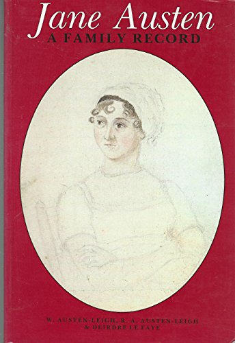 Imagen de archivo de Jane Austen: A Family Record a la venta por Greener Books