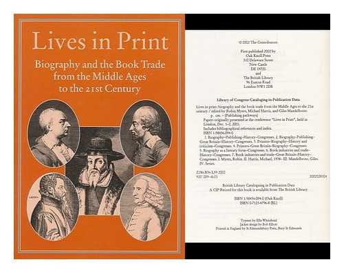 Imagen de archivo de Lives in Print: Biography and the Book Trade from the Middle Ages to the 21st Century (Publishing Pathways) a la venta por WorldofBooks
