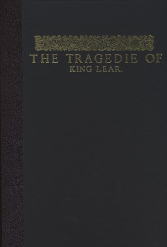 The Tragedie of King Lear A Facsimile from the First Folio