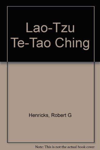 9780712646451: Lao-Tzu Te-Tao Ching