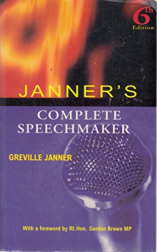 Beispielbild fr Janner's Complete Speechmaker: With Compendium of Retellable Tales zum Verkauf von AwesomeBooks