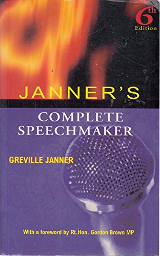 Stock image for Janner's Complete Speechmaker: With Compendium of Retellable Tales for sale by AwesomeBooks