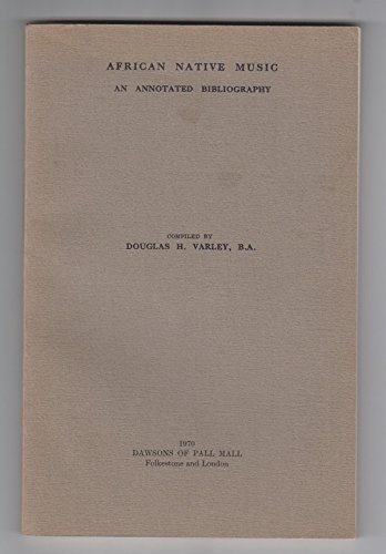 Beispielbild fr African Native Music, an annotated bibliography zum Verkauf von Between the Covers-Rare Books, Inc. ABAA