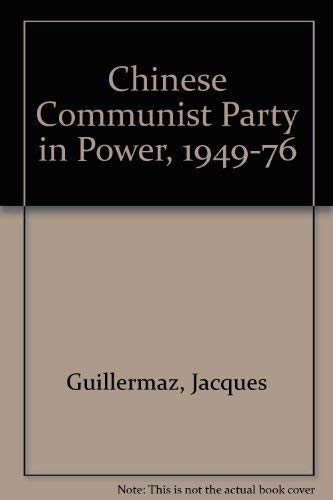 9780712907521: Chinese Communist Party in Power, 1949-76