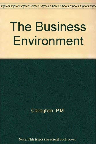Beispielbild fr The Business Environment zum Verkauf von PsychoBabel & Skoob Books