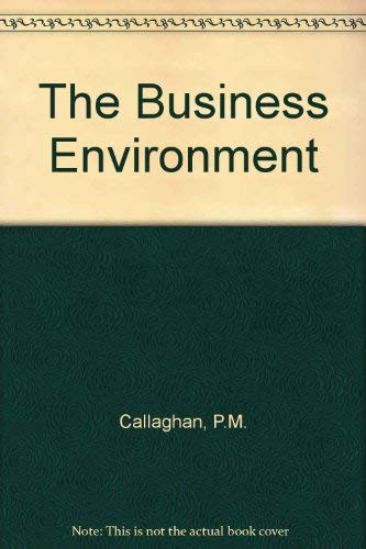 Stock image for The Business Environment for sale by PsychoBabel & Skoob Books