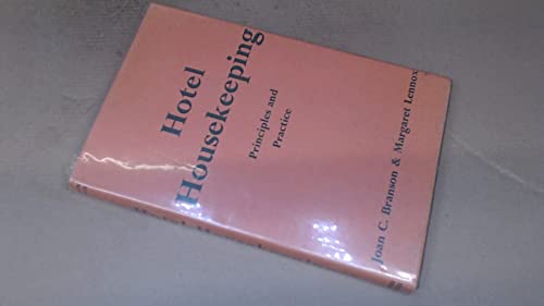 Imagen de archivo de Hotel Housekeeping : principles and practice a la venta por Simply Read Books