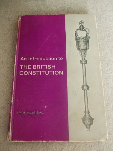 Stock image for Introduction to British Constitution for sale by WorldofBooks