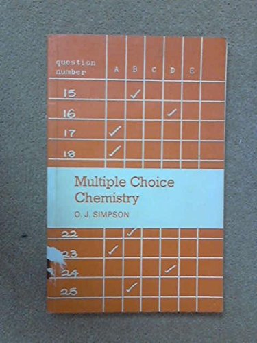 Stock image for Multiple Choice Chemistry for sale by WorldofBooks