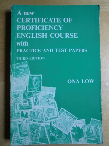 Beispielbild fr A New Certificate Of Proficiency English Course zum Verkauf von WorldofBooks
