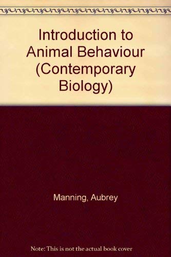 9780713123609: Introduction to Animal Behaviour