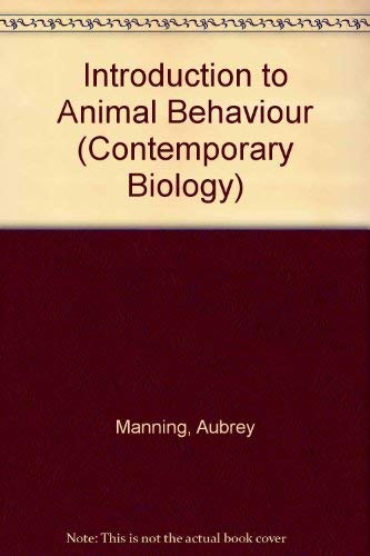 9780521578912 An Introduction To Animal Behaviour