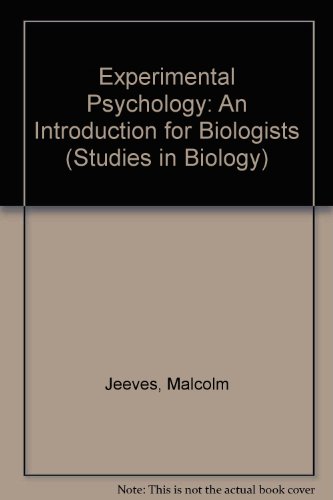 Stock image for Experimental Psychology: An Introduction for Biologists: 47 (Studies in Biology) for sale by Goldstone Books