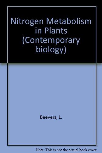 Nitrogen Metabolism in Plants