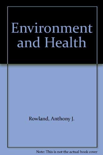 Stock image for Environment and Health for sale by AwesomeBooks
