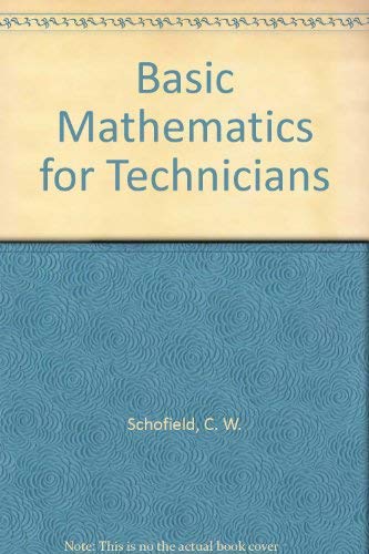 Beispielbild fr Basic Mathematics for Technicians zum Verkauf von Anybook.com