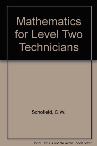 9780713133851: Mathematics for Level Two Technicians