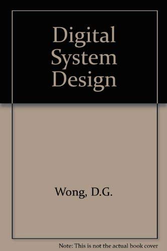 Beispielbild fr Digital Systems Design. zum Verkauf von Plurabelle Books Ltd