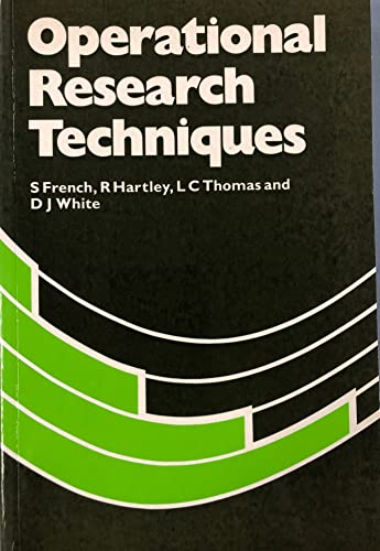 9780713135572: Operational Research Techniques