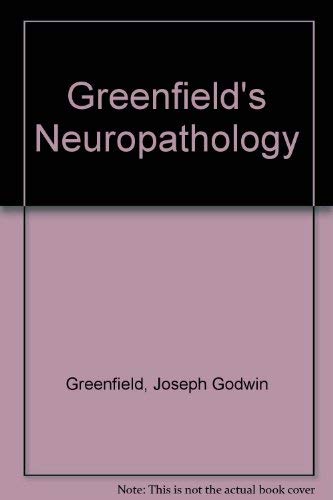 Imagen de archivo de Greenfield*s Neuropathology a la venta por dsmbooks